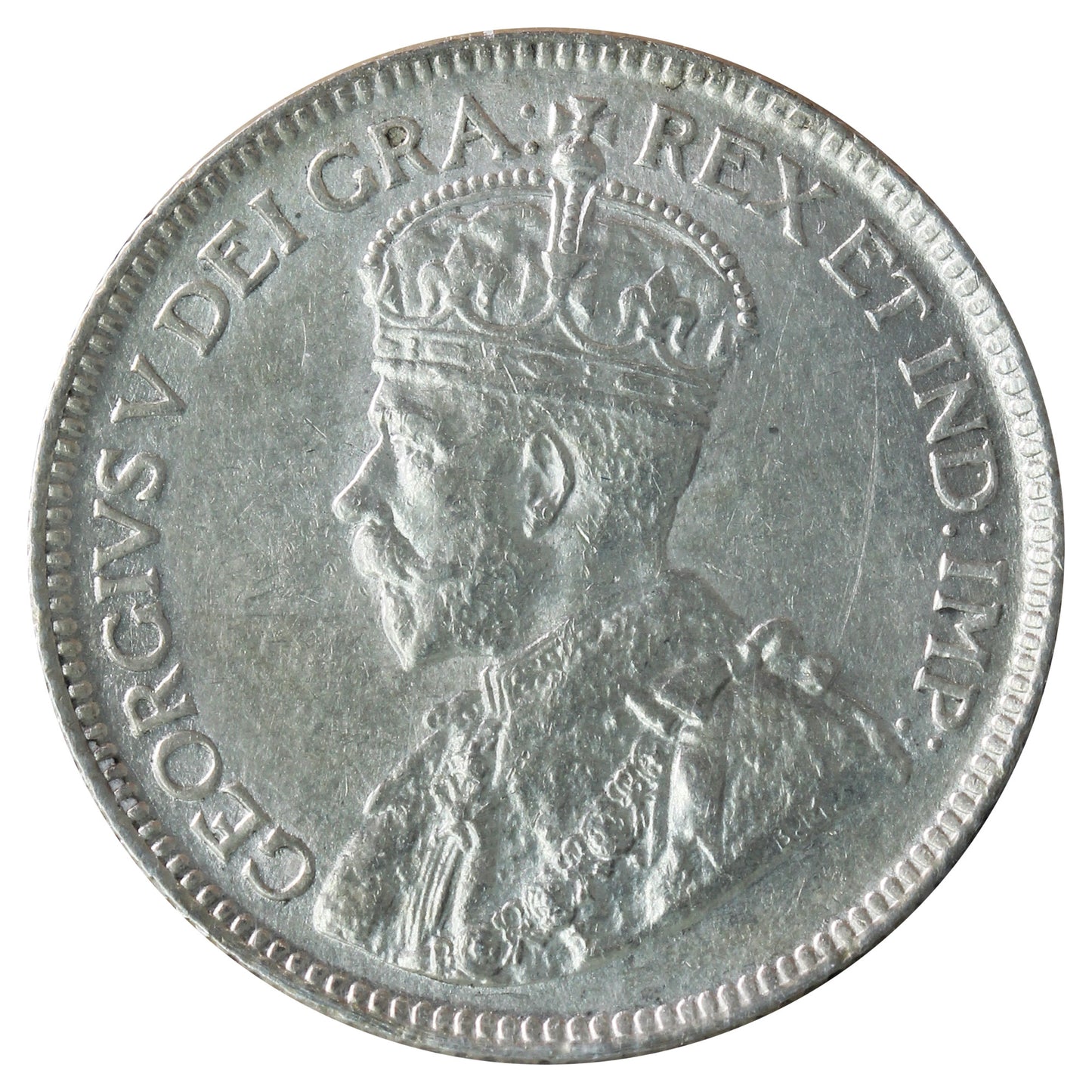 1917C Newfoundland 25-cents ICCS Certified EF-45