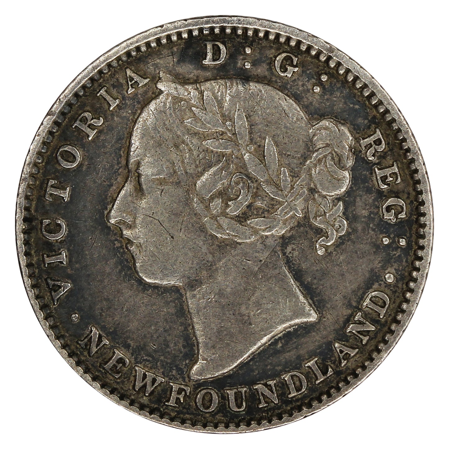 1882H Newfoundland 10-cents VF-EF (VF-30) $