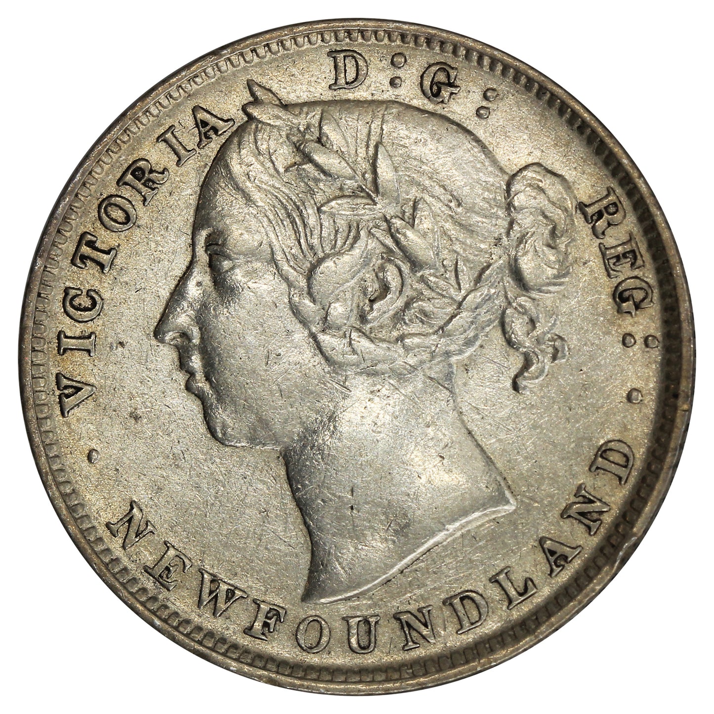 1900 Newfoundland 20-cents Extra Fine (EF40) $