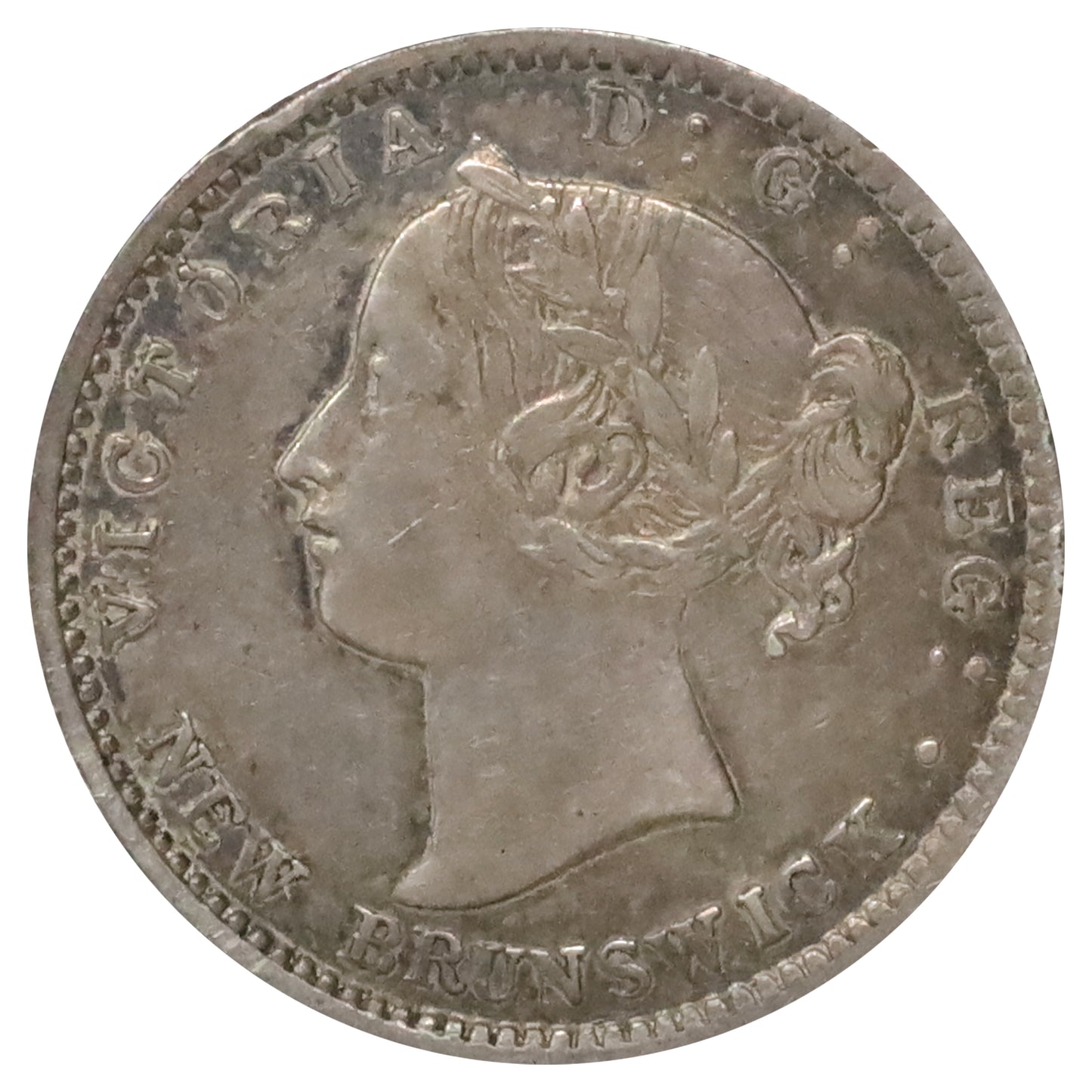 1862 DP 2 New Brunswick 10-cents VF-EF (VF30) $
