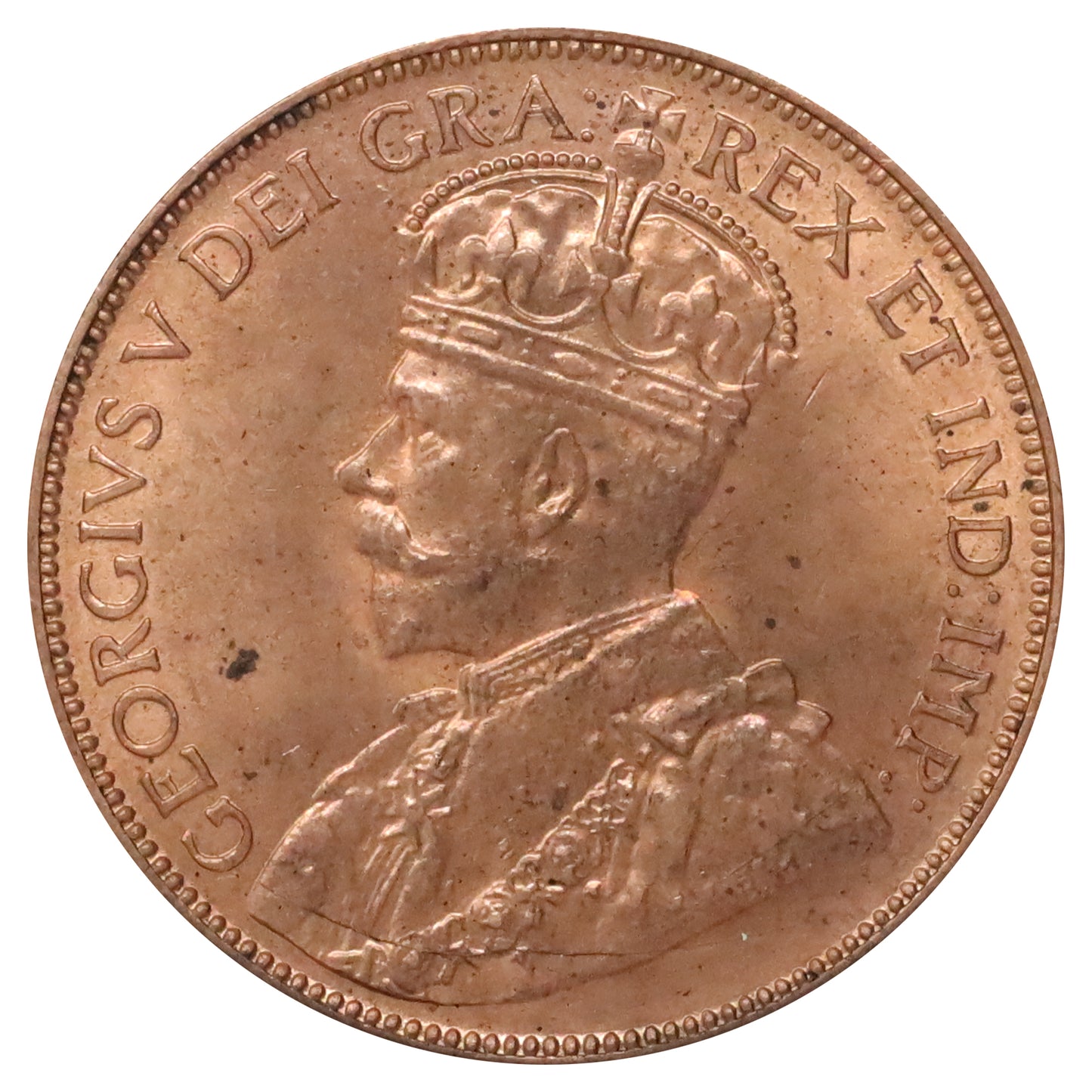 1936 Newfoundland 1-cent Choice Brilliant Uncirculated (MS64) $
