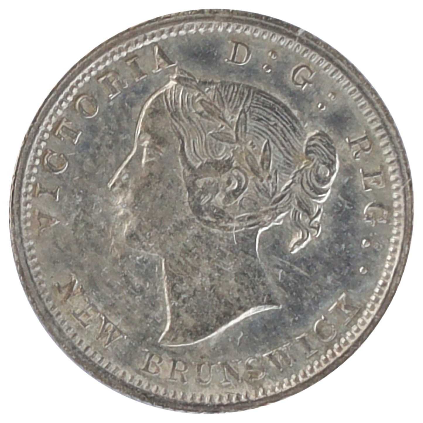 1862 New Brunswick 5-cents ICCS Certified EF40