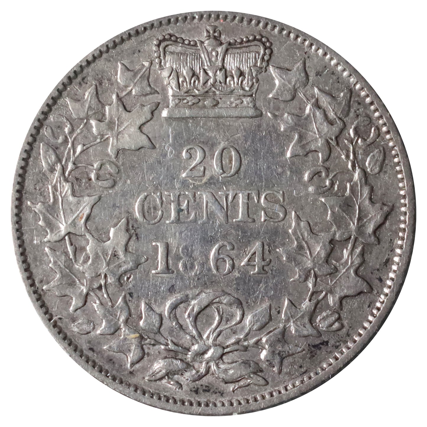 1864 New Brunswick 20-cents ICCS Certified VF30