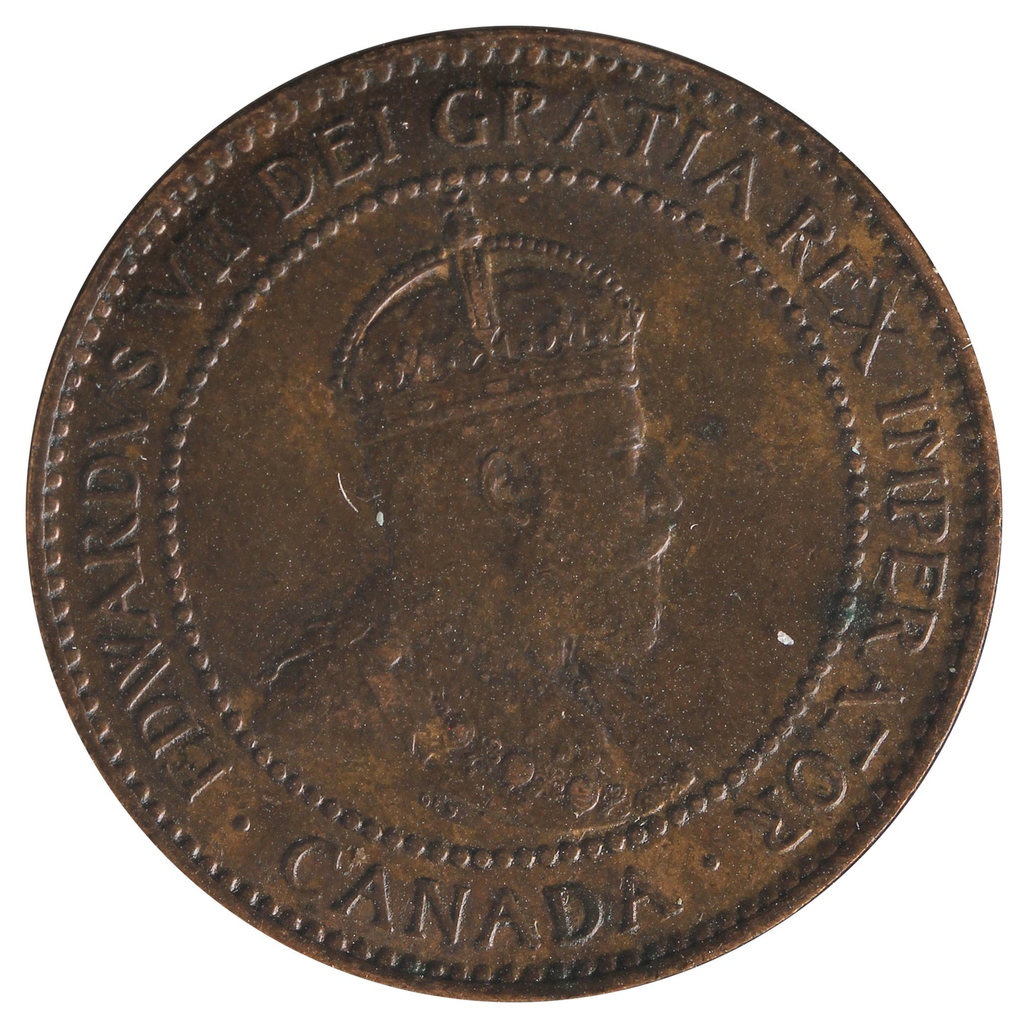 1907H Canada 1-Cent EF-AU (EF-45) Impaired