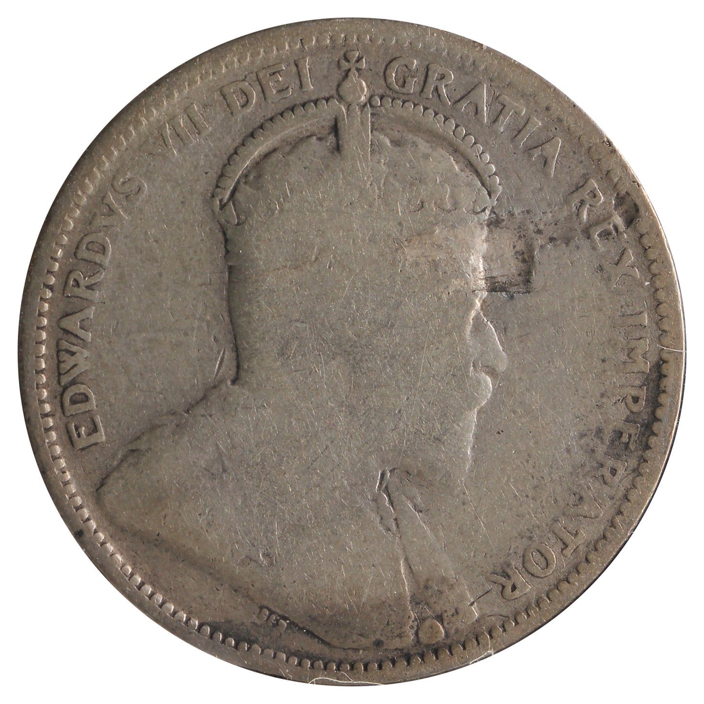 1905 Lamination Error Canada 25-cents Good (G-4)