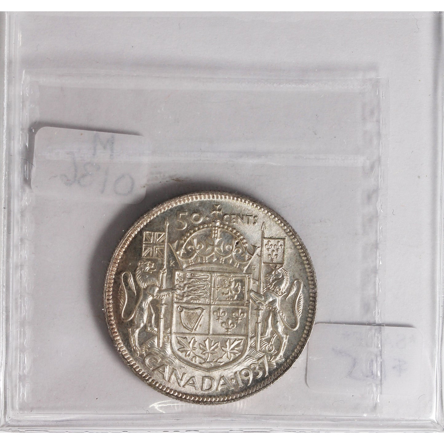 1937 Canada 50-cents ICCS Certified MS64