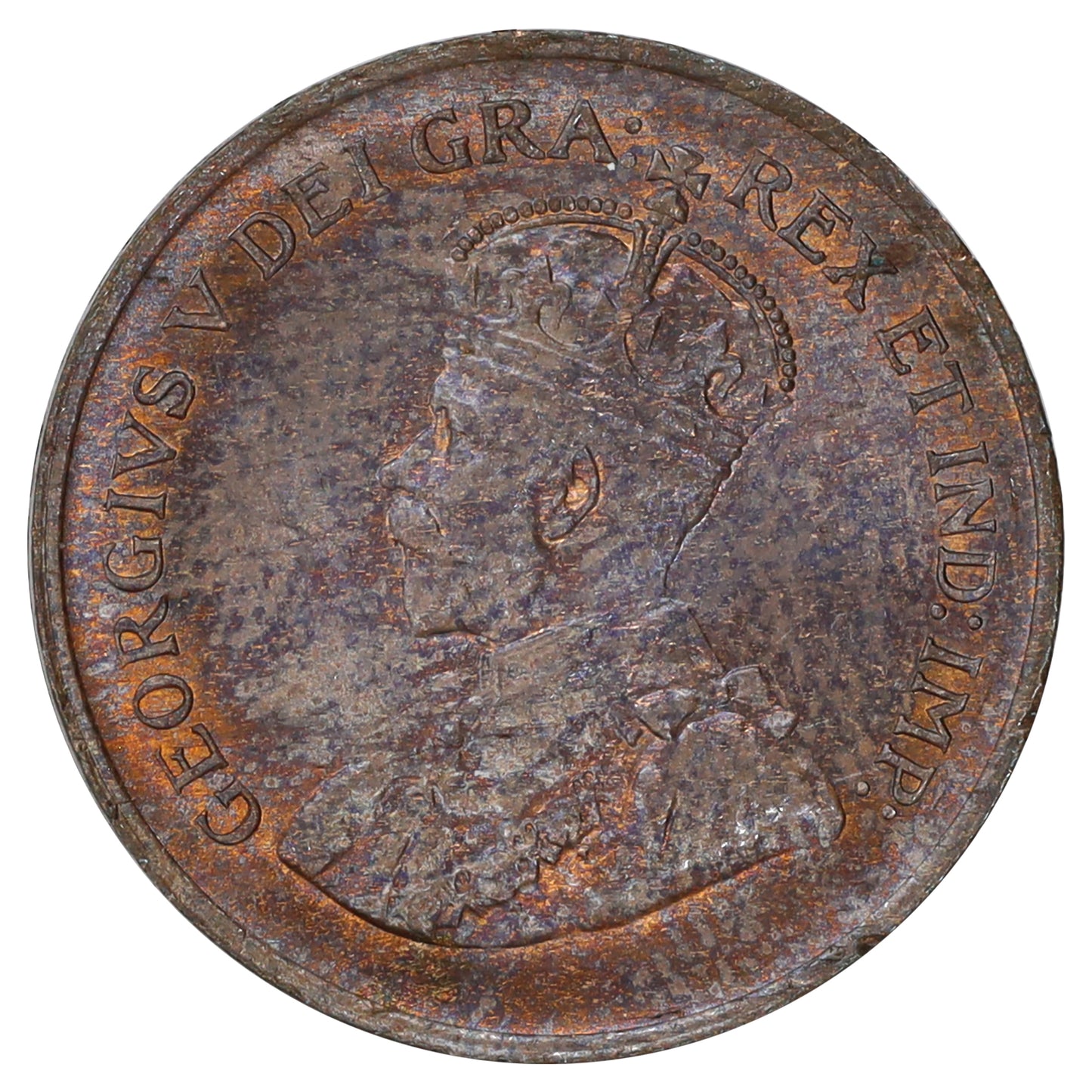 1933 Canada 1-cent Brilliant Uncirculated (MS63) Lustrous Brown