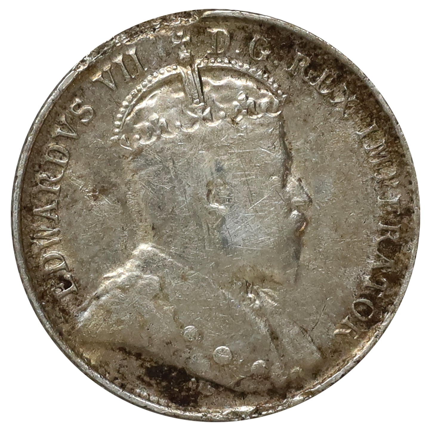 1902H Small H Canada 5-cents Extra Fine (EF40) Scratched, marks, or impaired