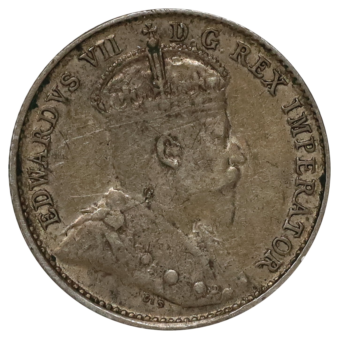 1903 Canada 5-cents F-VF (F15) Scratched, marks, or impaired