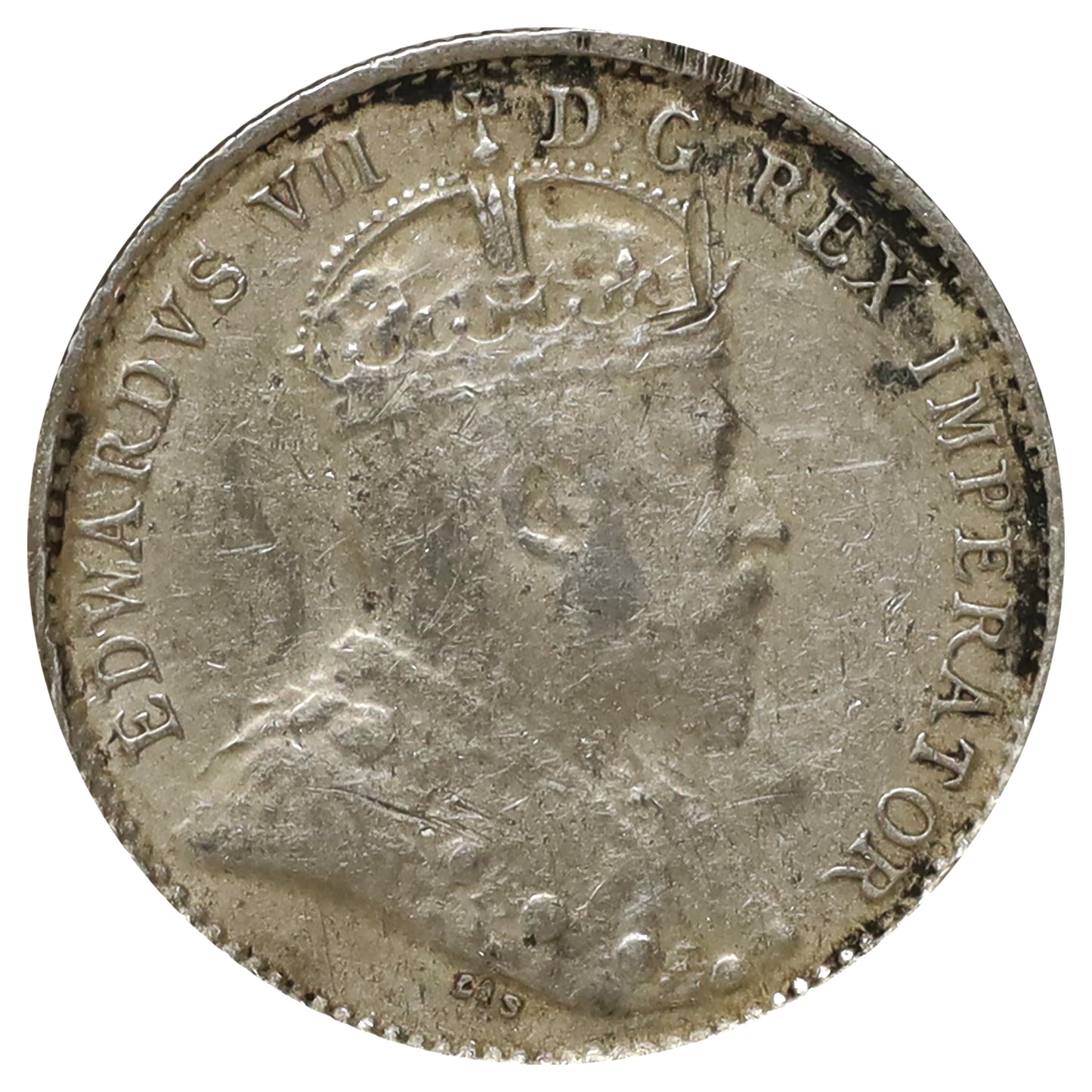 1904 Canada 5-cents VF-EF (VF30) Scratched, marks, or impaired