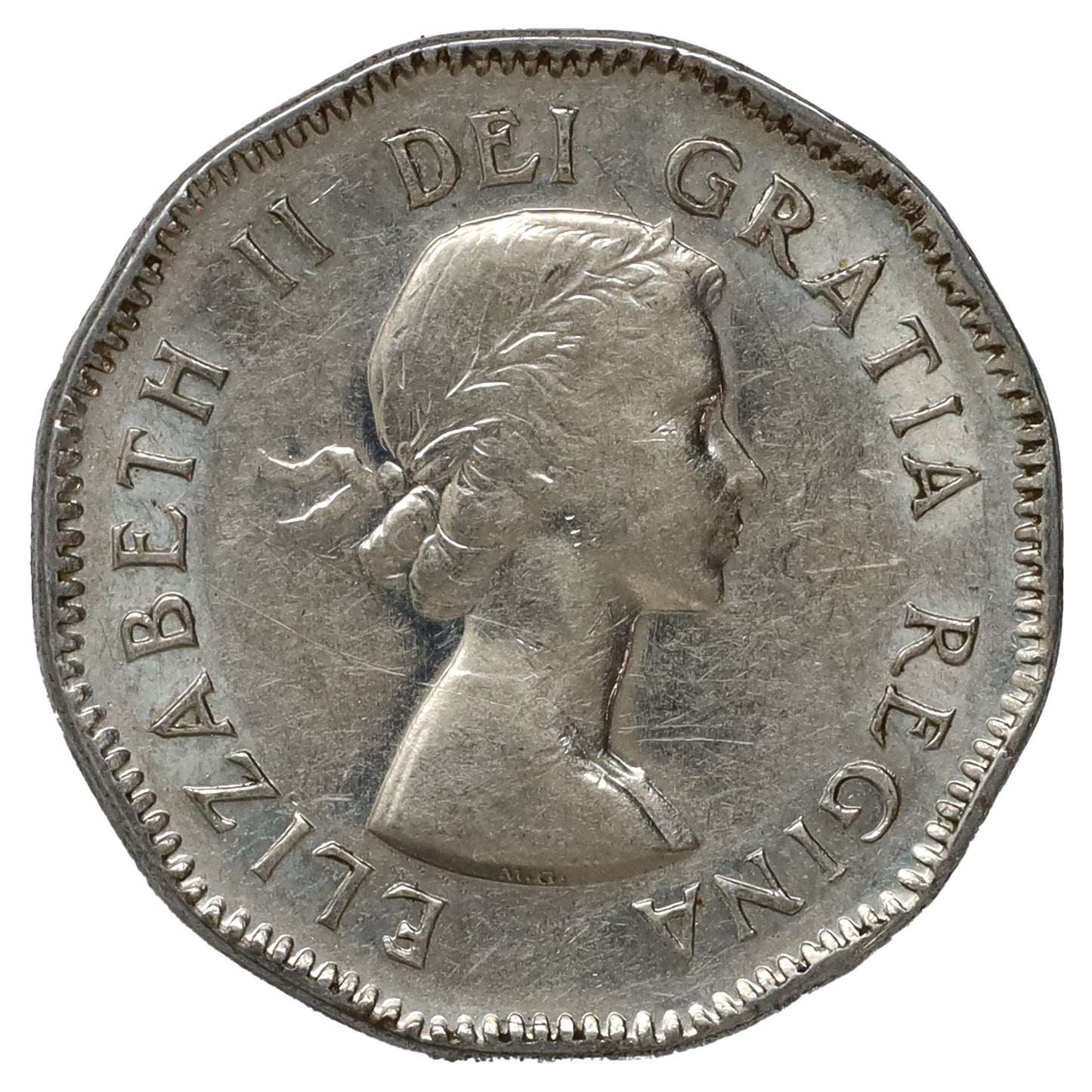 1953 NSF Canada 5-cents VF-EF (VF30) No Chrome
