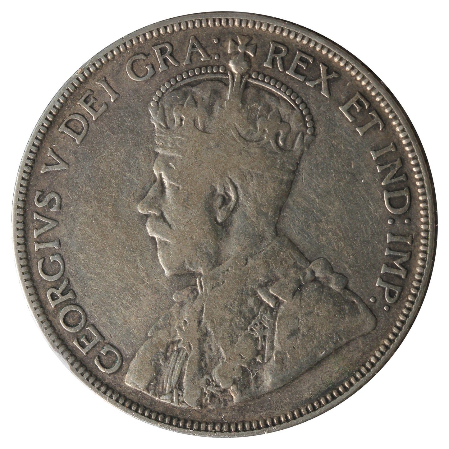 1931 Canada 50-cents F-VF (F15) Cleaned