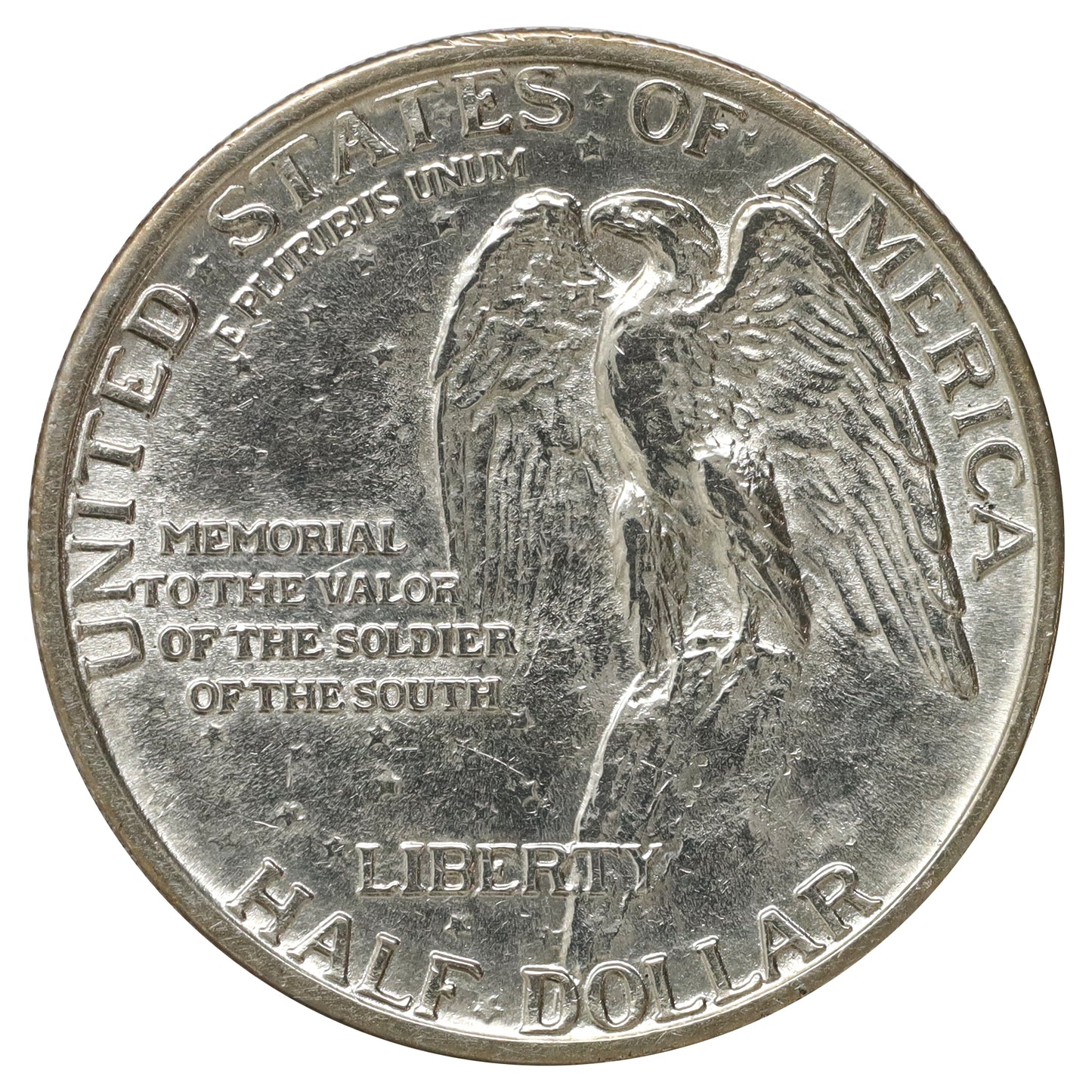 1925 Stone Mountain USA Half Dollar Brilliant Uncirculated (MS63) Cleaned