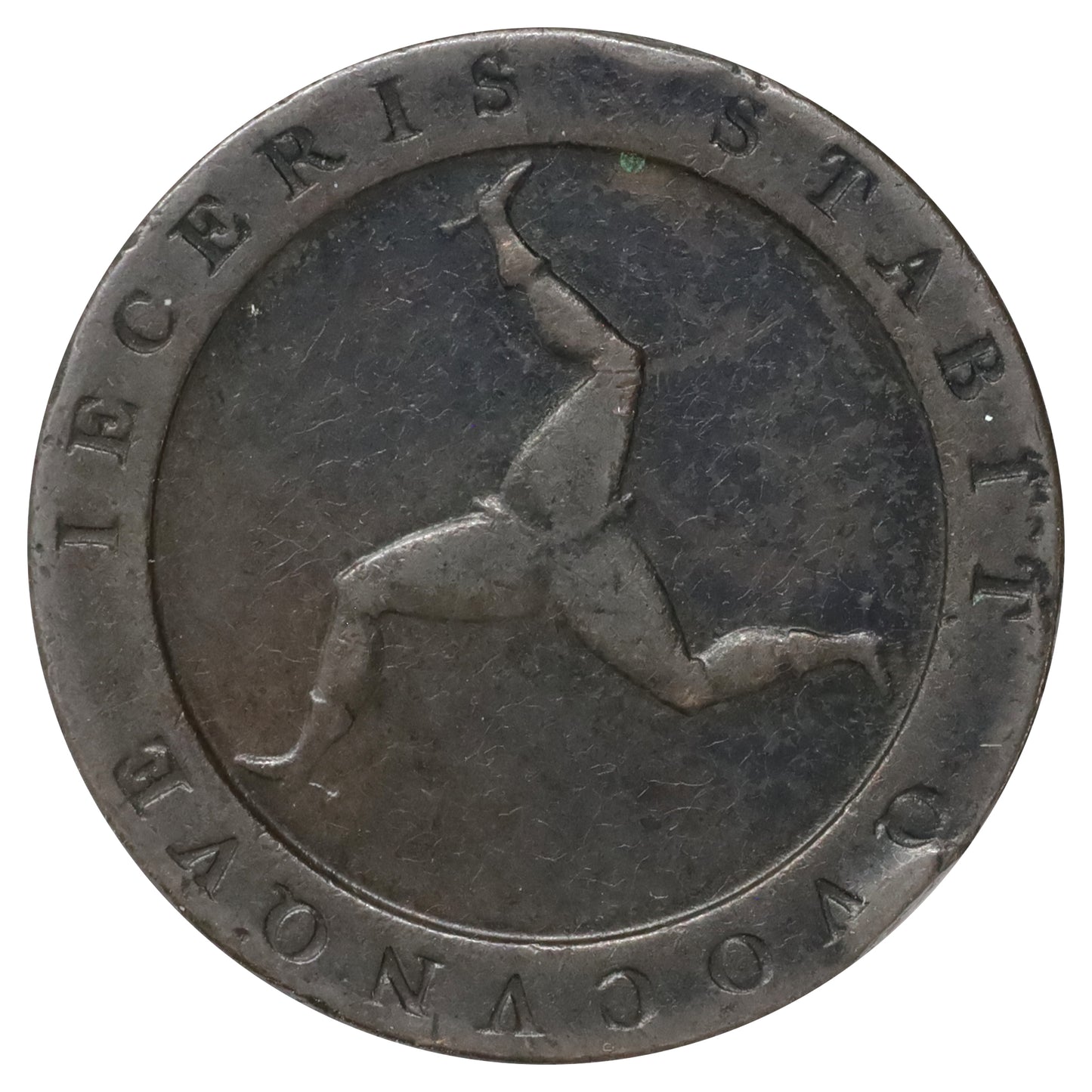 Isle of Man 1798 Halfpenny