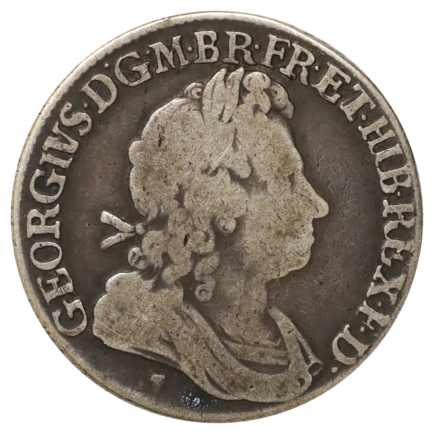 Great Britain 1723 George I Shilling VG-F (VG10)