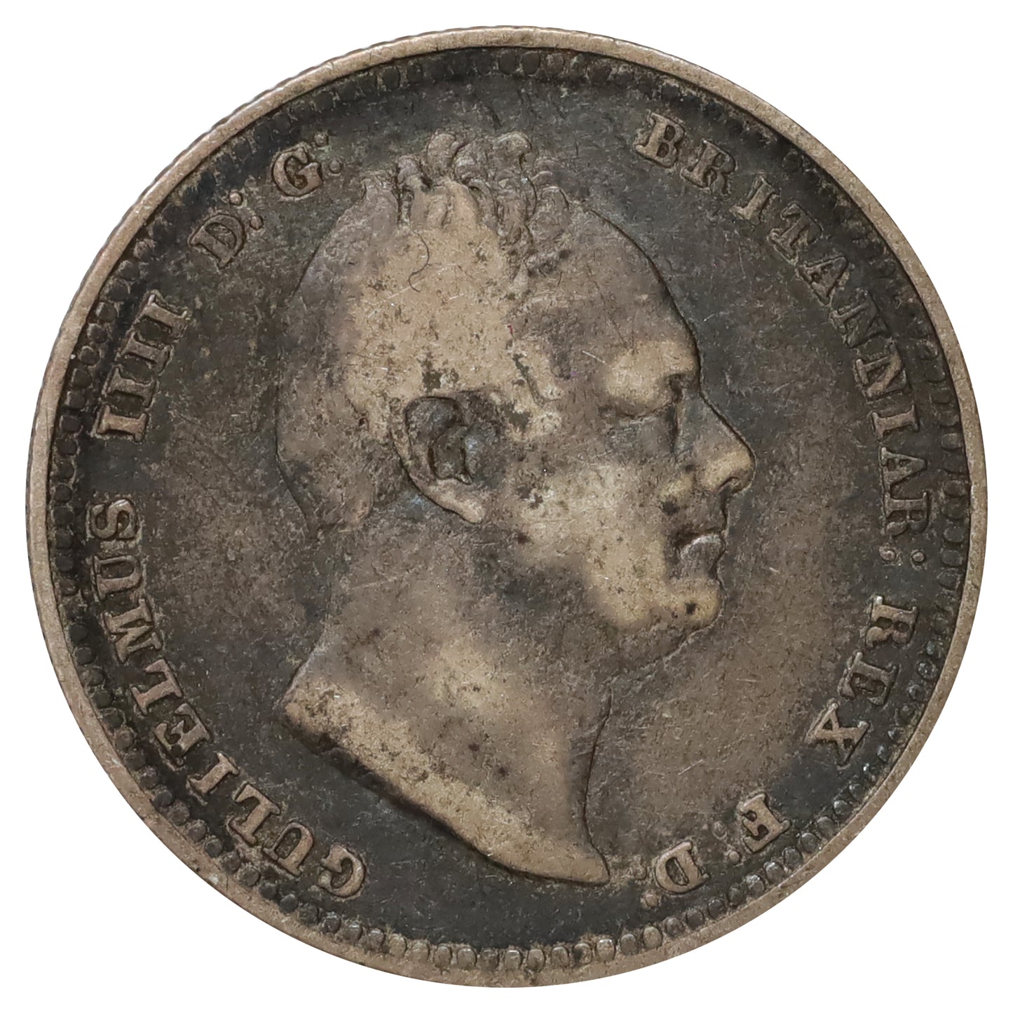 Great Britain 1834 William IV Shilling Fine (F12)