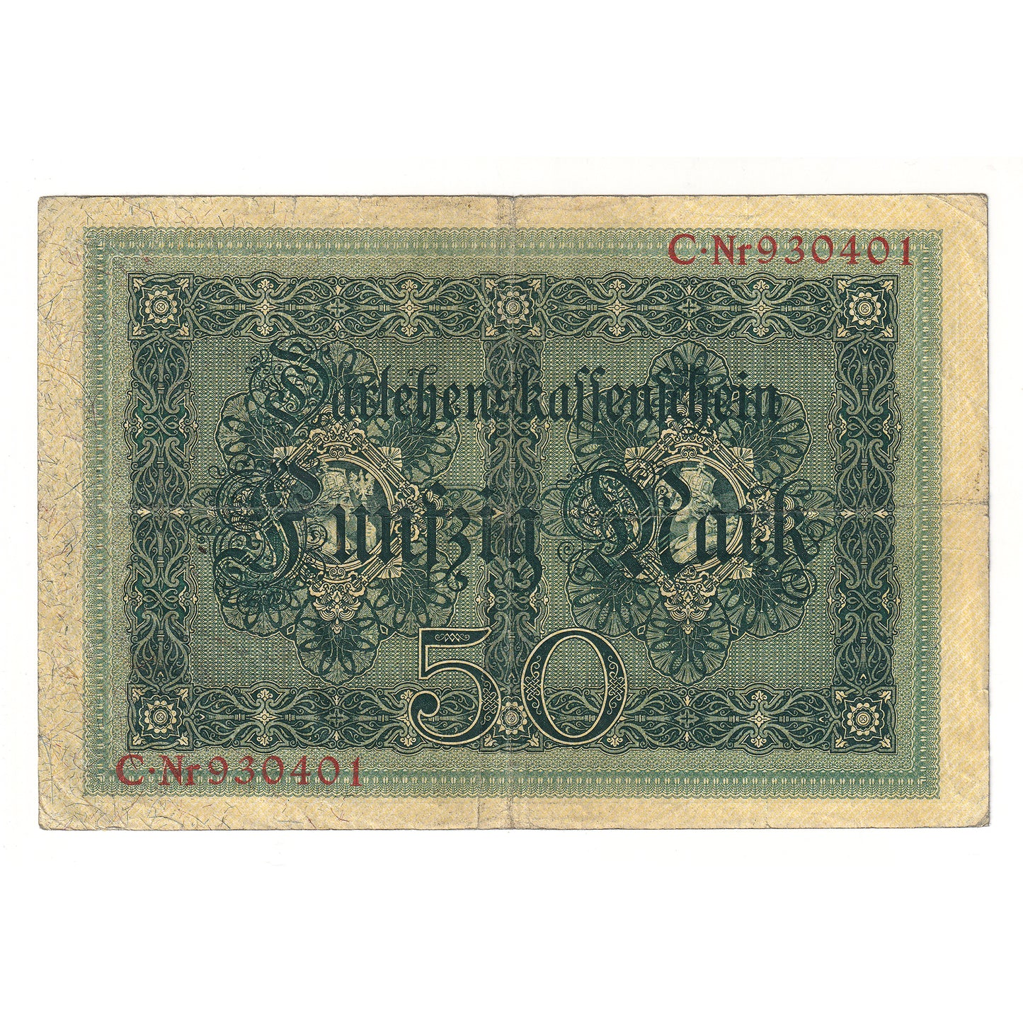 Germany 1914 50 Mark Note, Pick #49