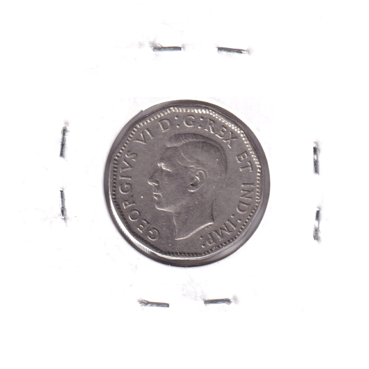 1947 Dot Canada 5-cents F-VF (F15)