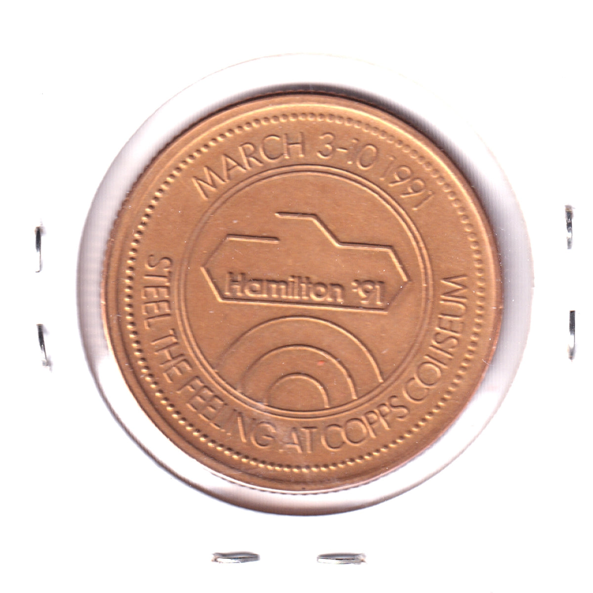 1991 Labatt Brier Canadian Curling Championship Medallion
