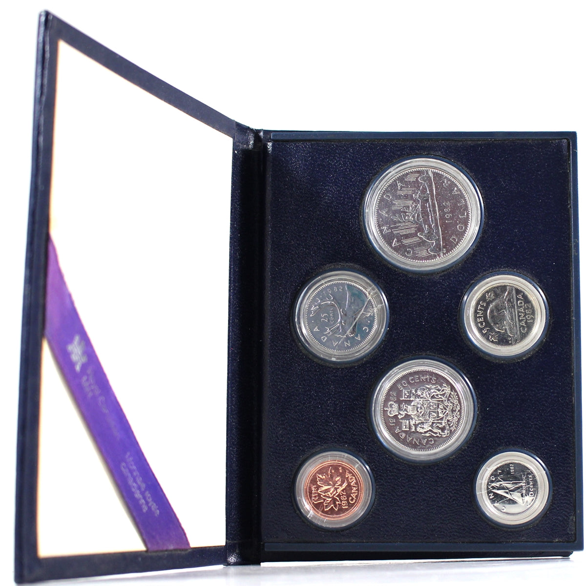 1982 Canada 6-coin Specimen Set (Issues, no sleeve)