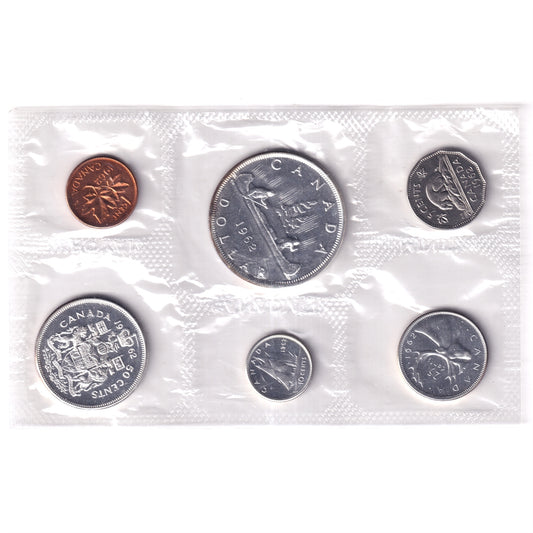1962 Canada Proof Like Set in Original RCM Pliofilm (Toned)