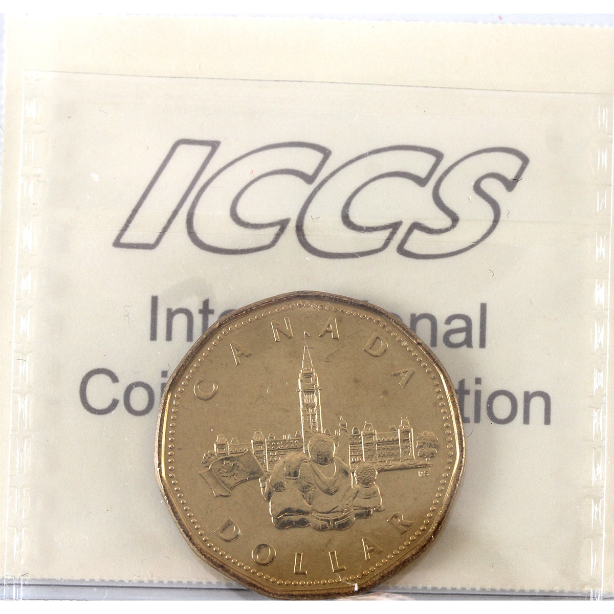 1992 Canada Confederation Dollar ICCS Certified MS66