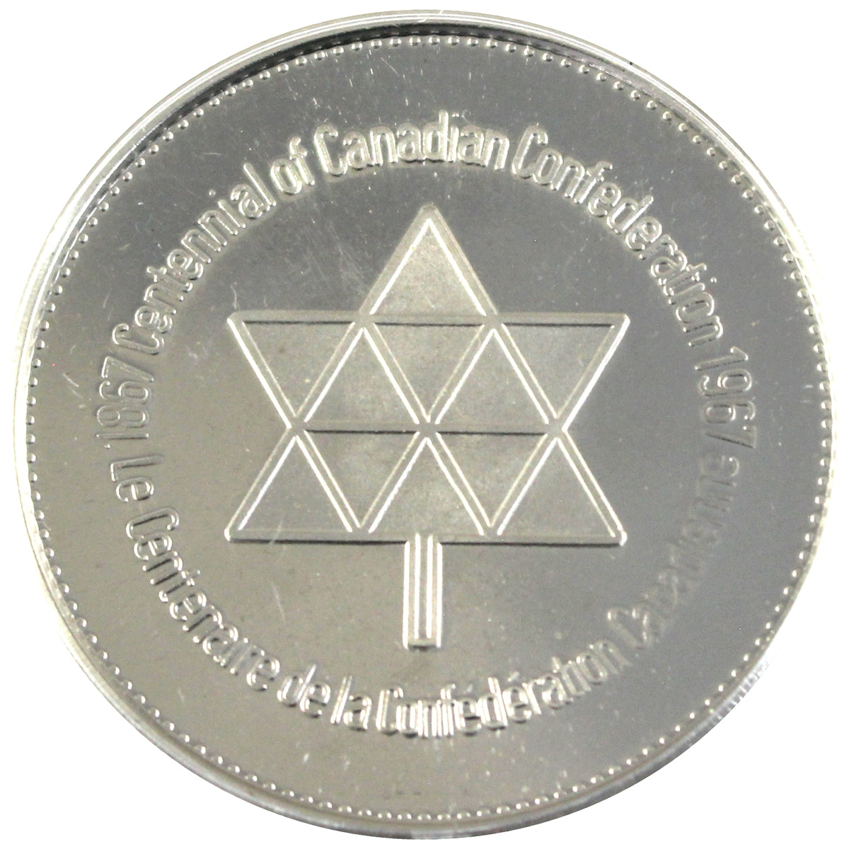 1967 Canada's Own Flag Enamelled Medallion