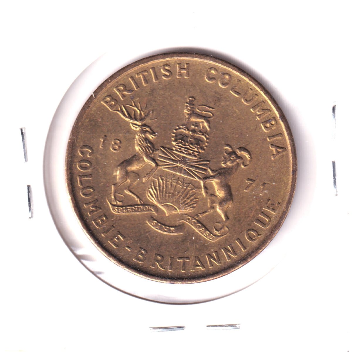 Circa 1965-1968 British Columbia Pacific Dogwood Medallion from Shell Gas