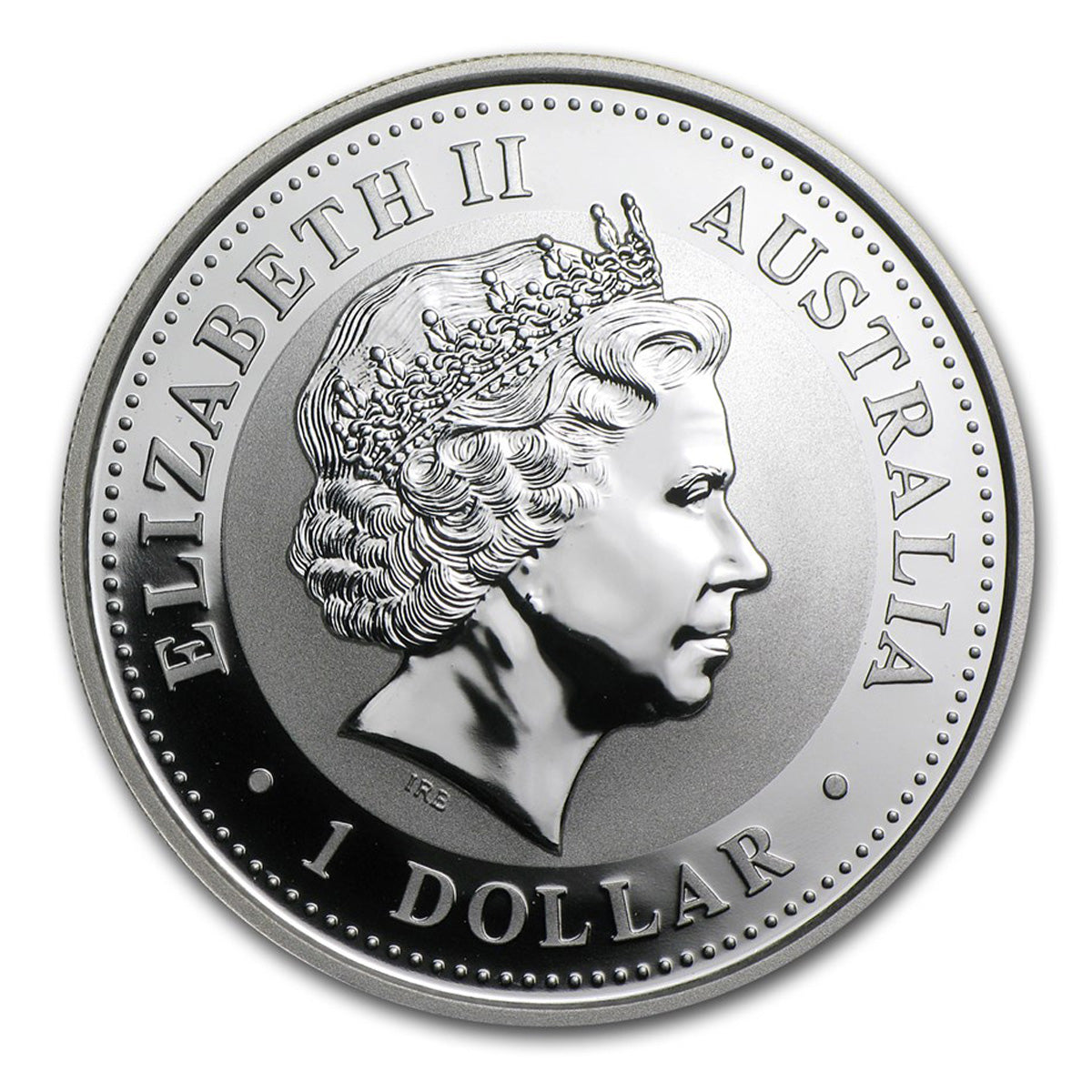 2007 Australia $1 Year of the Pig 1oz Silver in Red Box (No Tax) Flaws