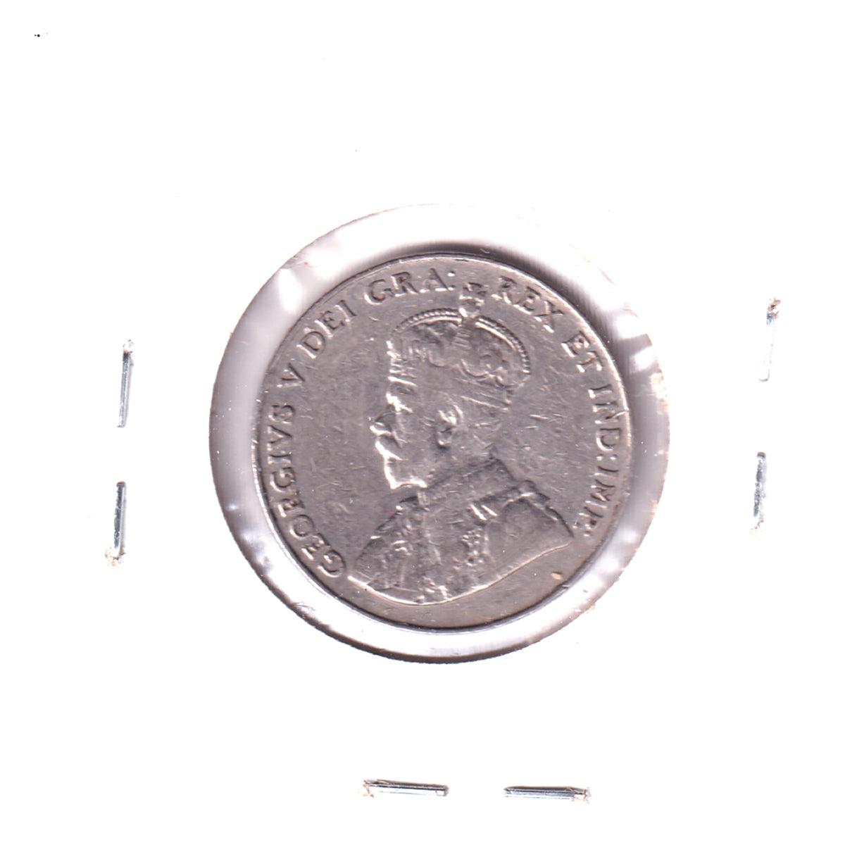 1933 Canada 5-cents F-VF (F15) Scratched, corrosion, or impaired