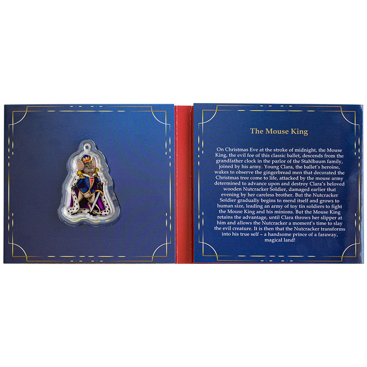 2023 Solomon Is. $2 Nutcracker: Mouse King Shaped 1oz .9999 Silver (No Tax)