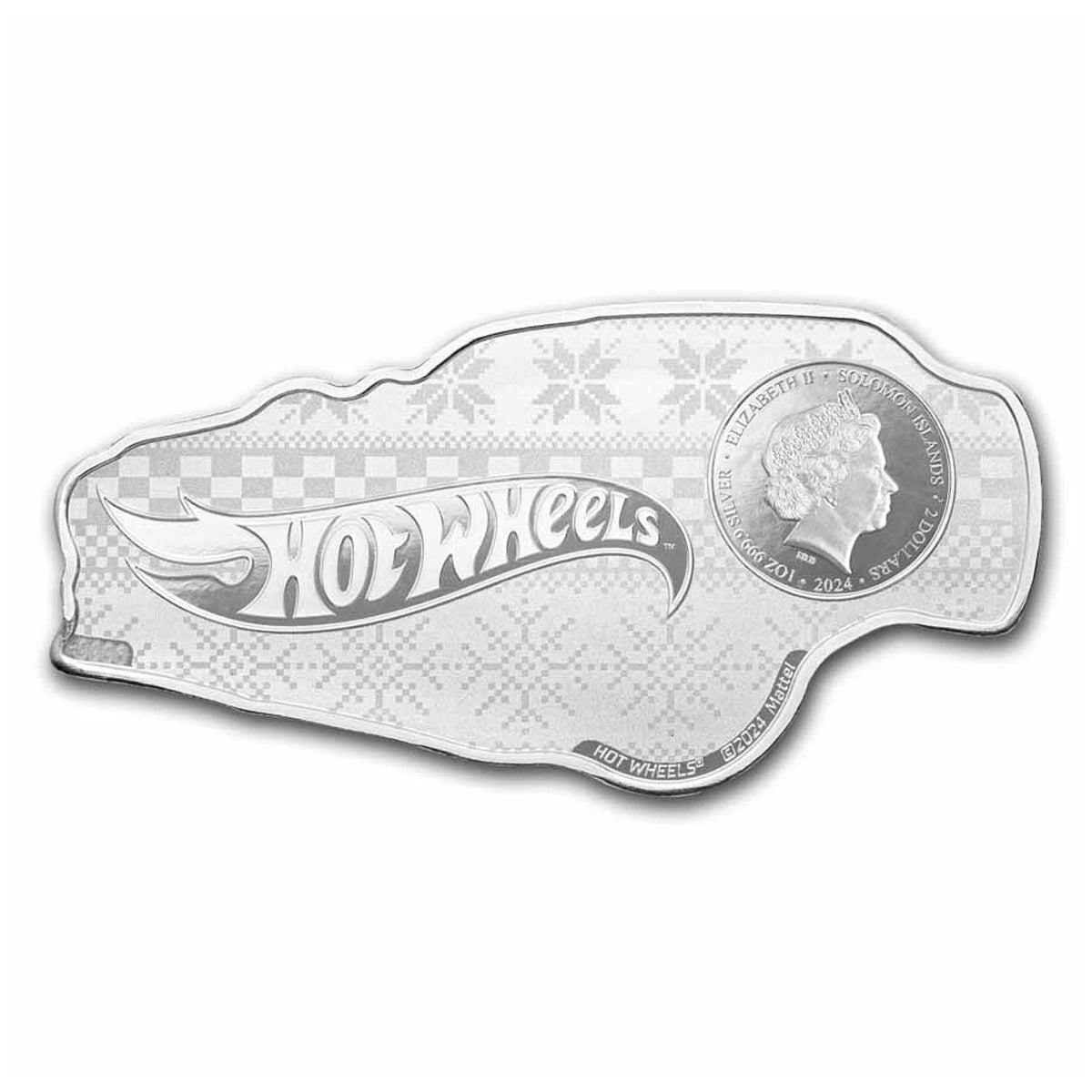 PAMP 2024 $2 Hot Wheels™ Night Shifter 1oz Silver Box (No Tax) Capsule Hairline Scr.