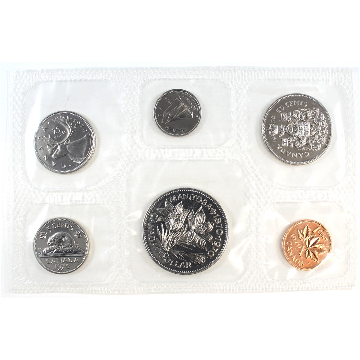 1970 Canada Proof Like Set in Original RCM Pliofilm