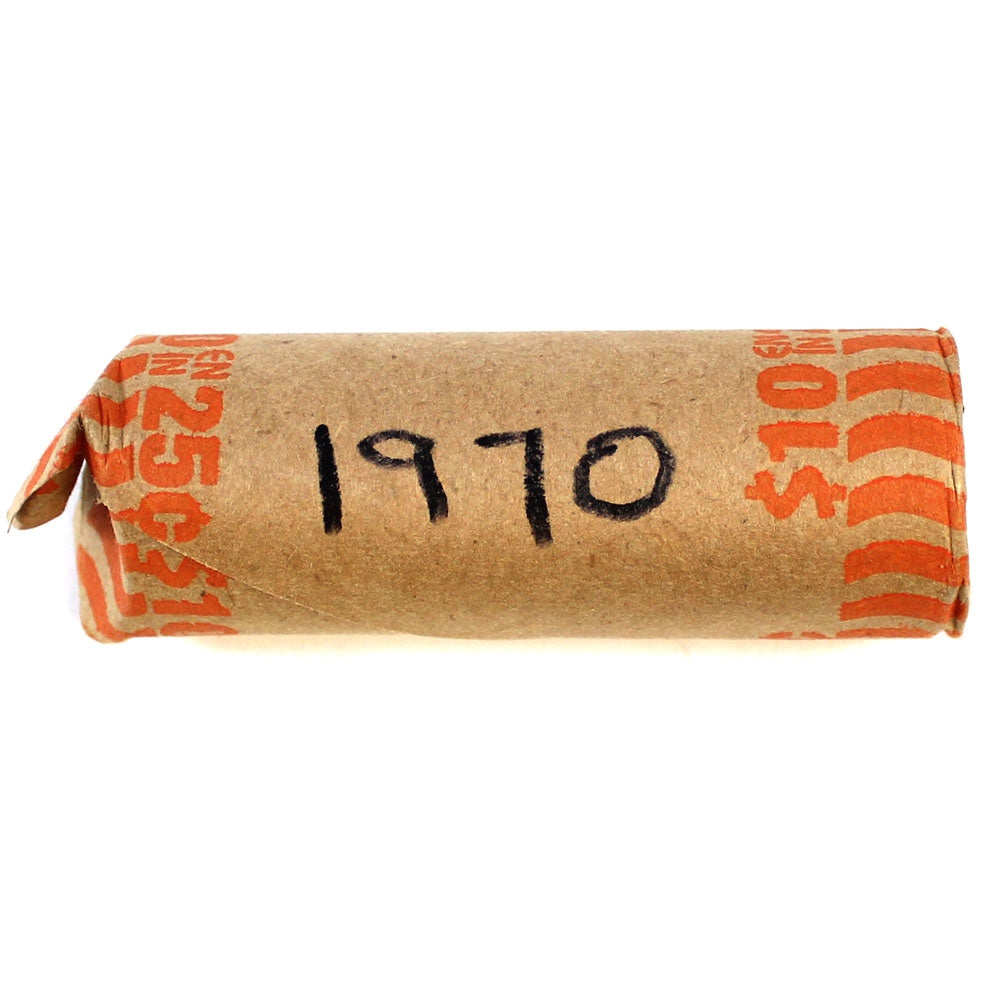 Circulated roll of 1970 25 Cents (40 pieces) Mega11