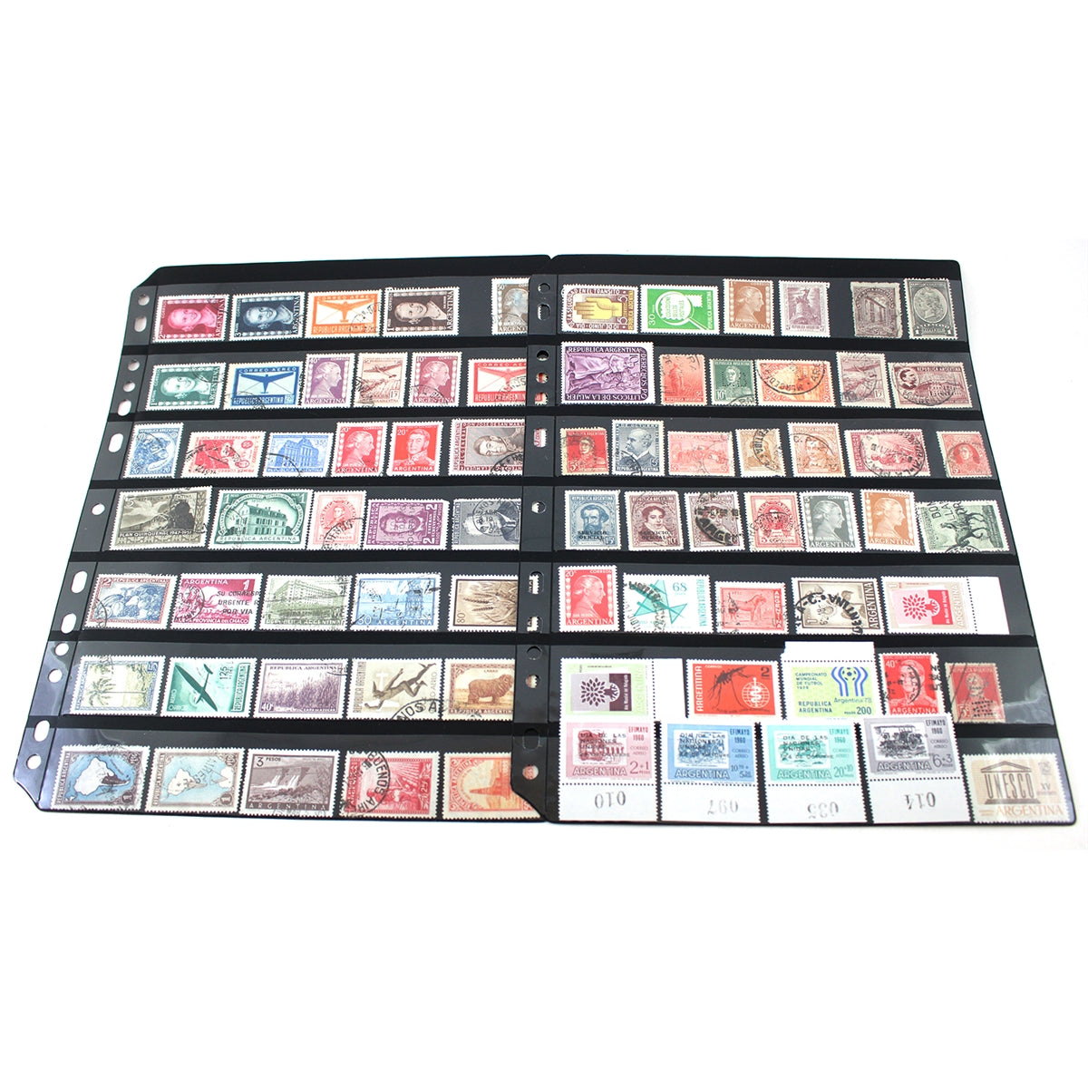 Lot of Argentina Stamps, Pre-1970, Most Cancelled, 3+ Pages