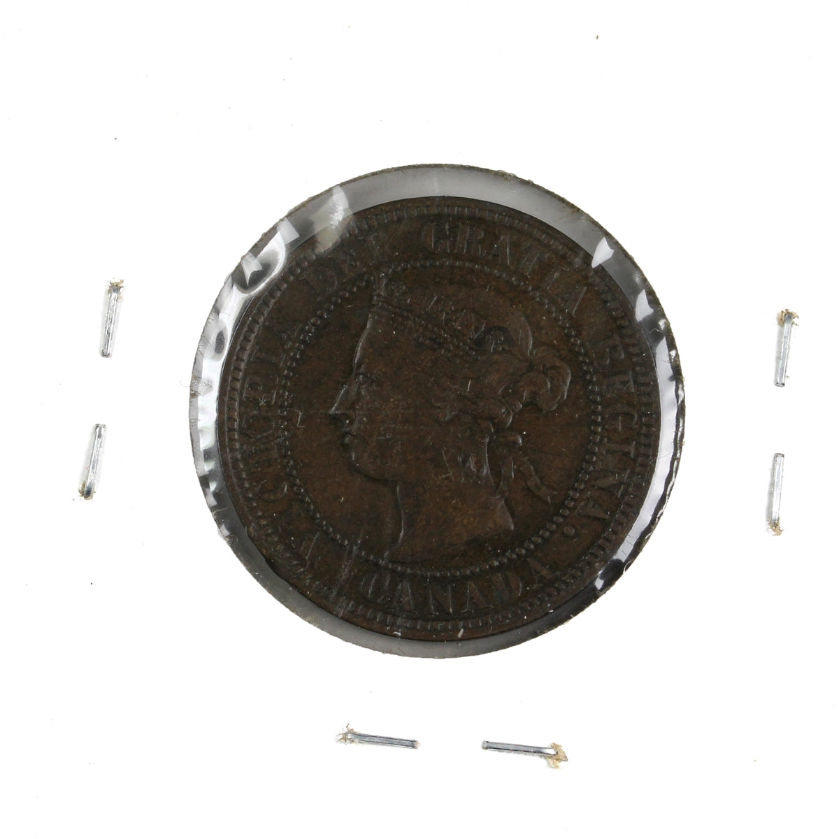 1898H Canada 1-cent VF-EF (VF30) Scratched, Cleaned or Impaired