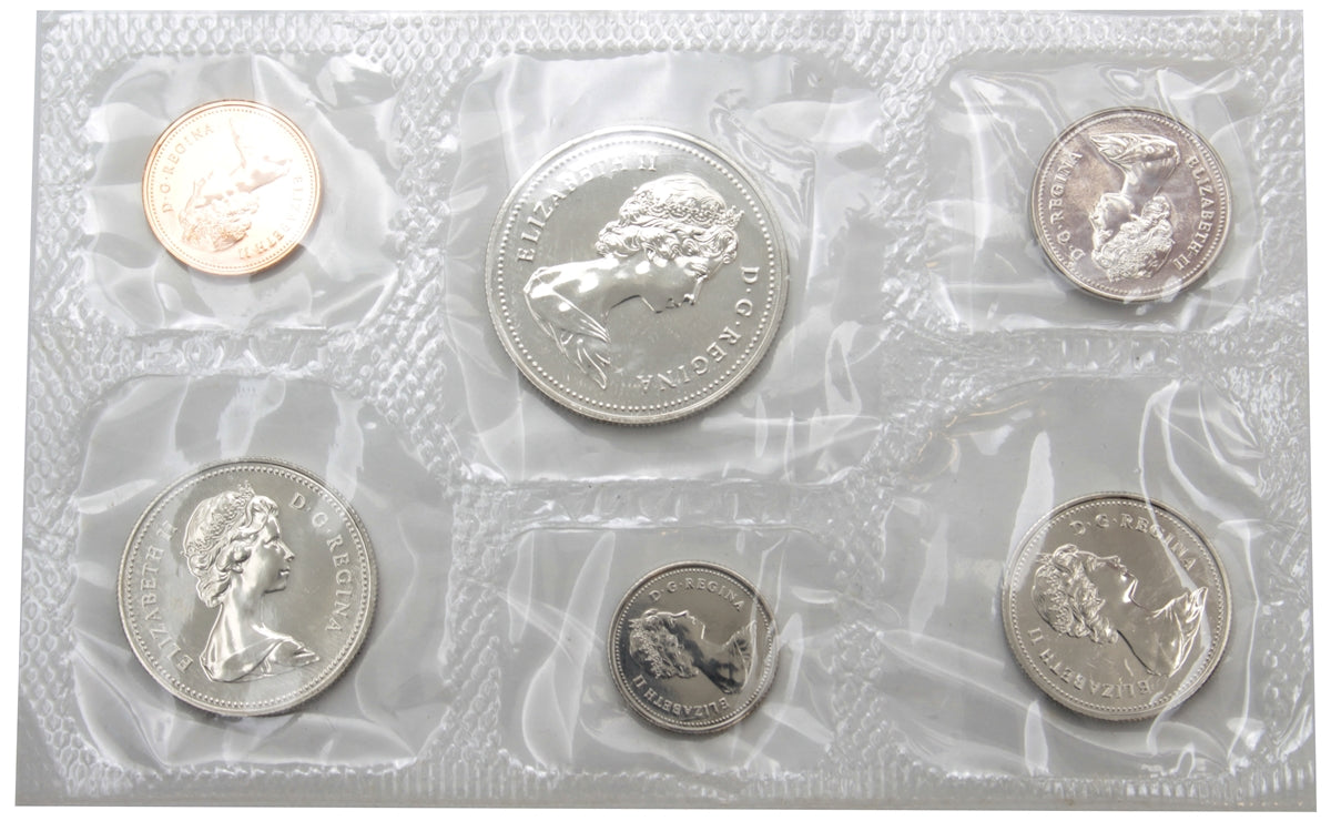 1981 Canada Proof Like Set in Original RCM Pliofilm