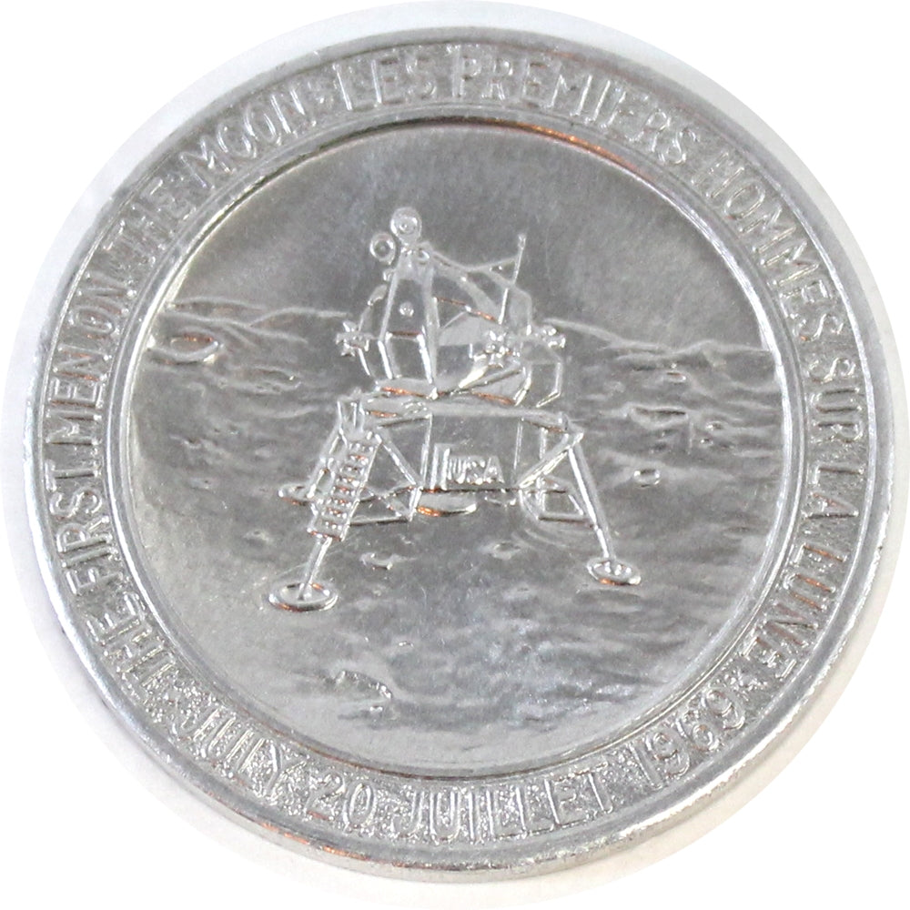 Apollo 11 Moon Landing NASA Aluminum Medallion (Mega12)