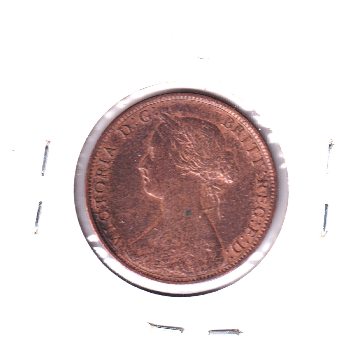 1864 Short 6 New Brunswick 1 Cent Very Fine (VF20) Scratched, cleaned, or impaired