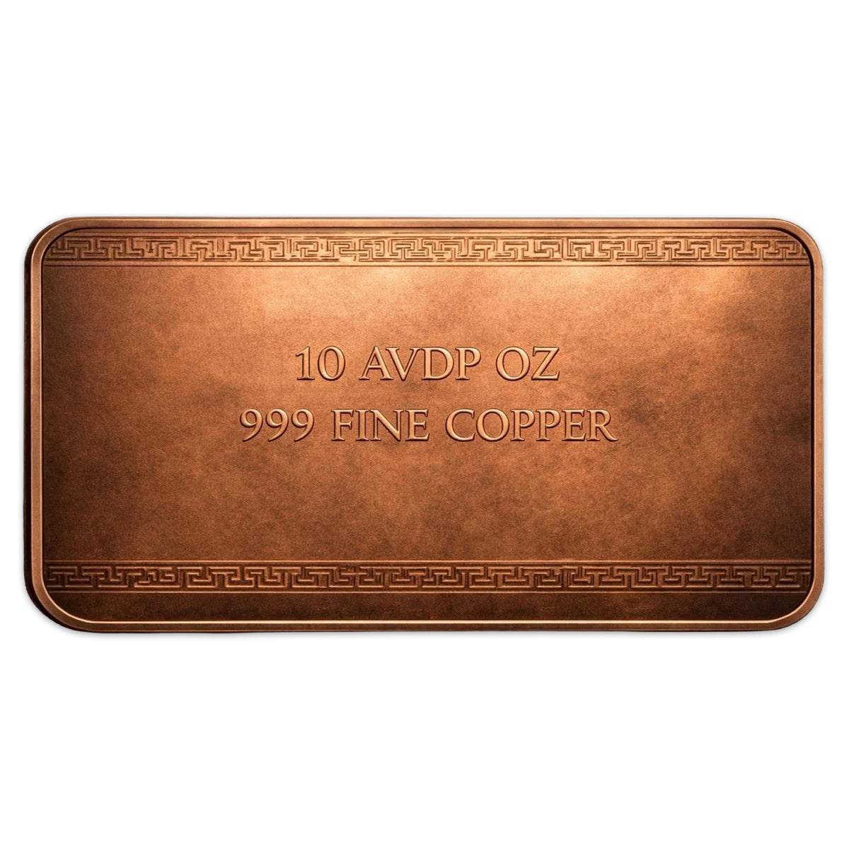 Great Wall of China 10 oz Colourized Copper Bar