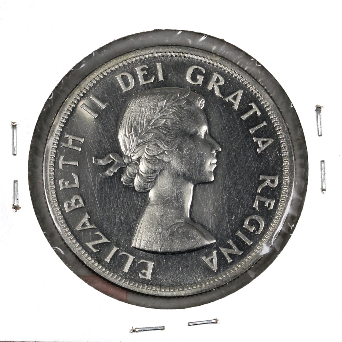 1958 Canada Dollar Proof Like (Scratched, toned, or impaired)