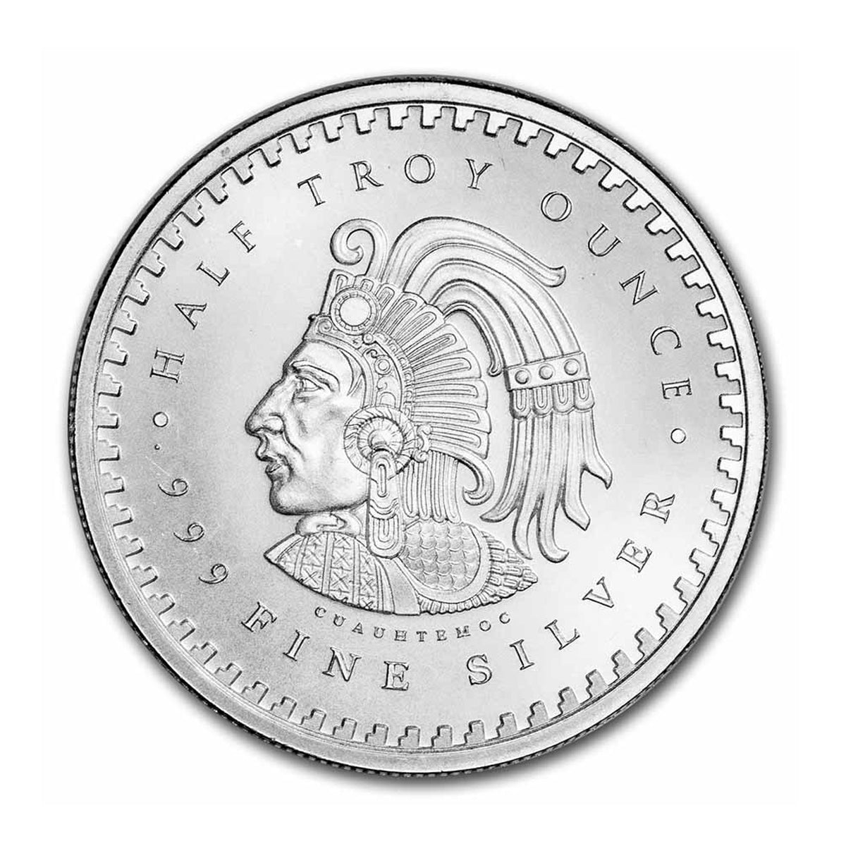 Aztec Calendar 1/2oz. .999 Silver Round (No Tax)