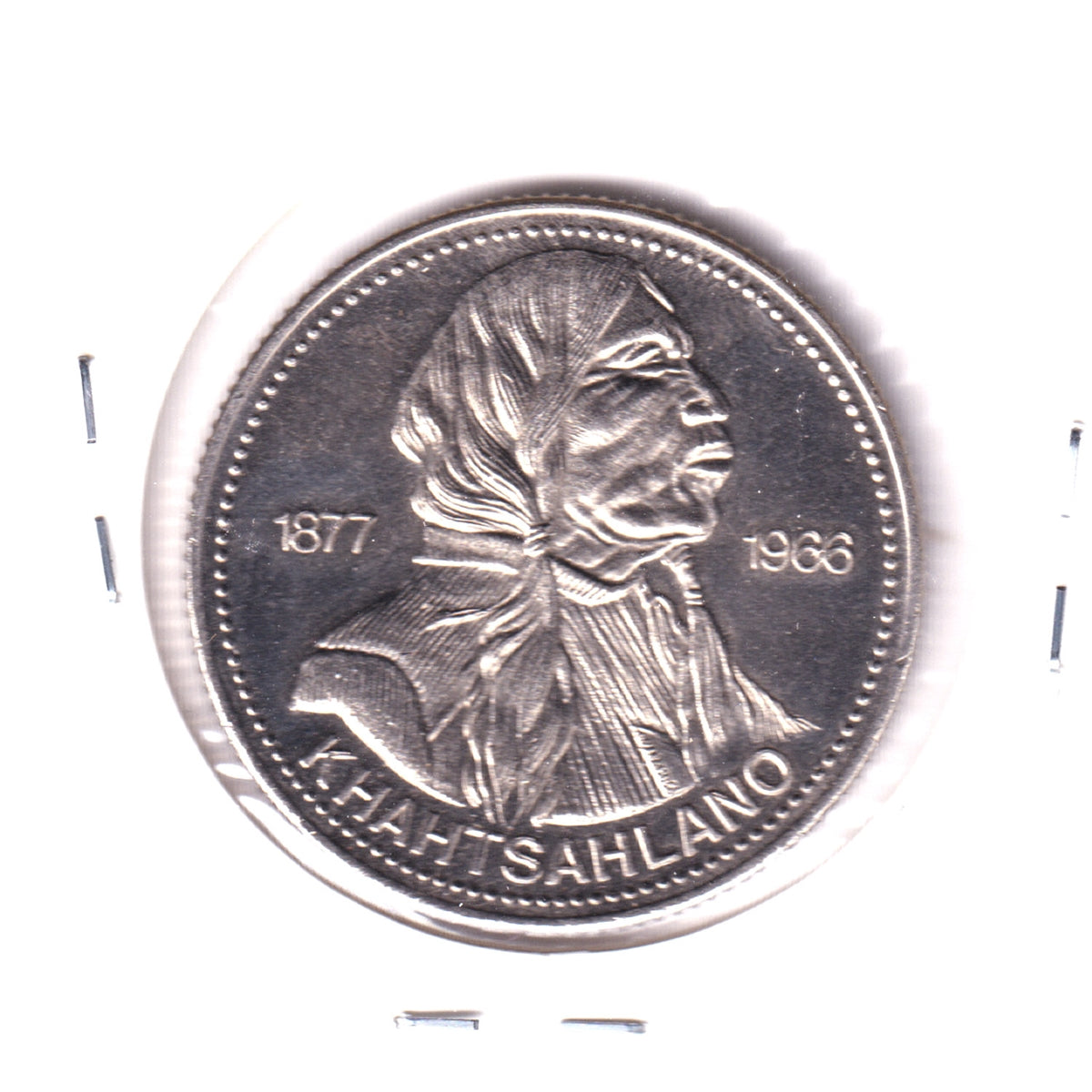 British Columbia 1977 Salish Dollar Trade Token - Khahtsahlano