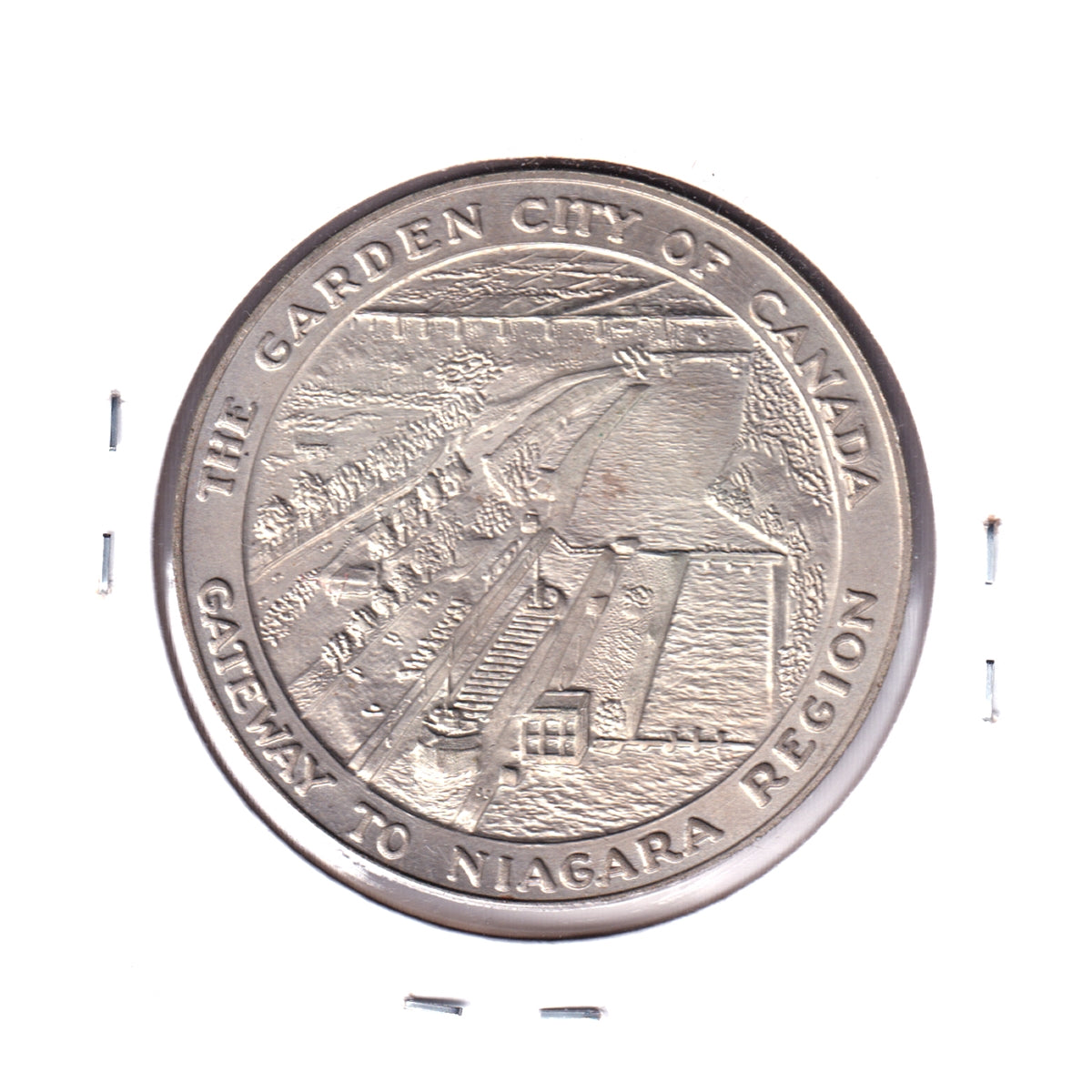 1967 St. Catharines, ON, Canada's Centennial Medallion (Nickel) Spots/light toning