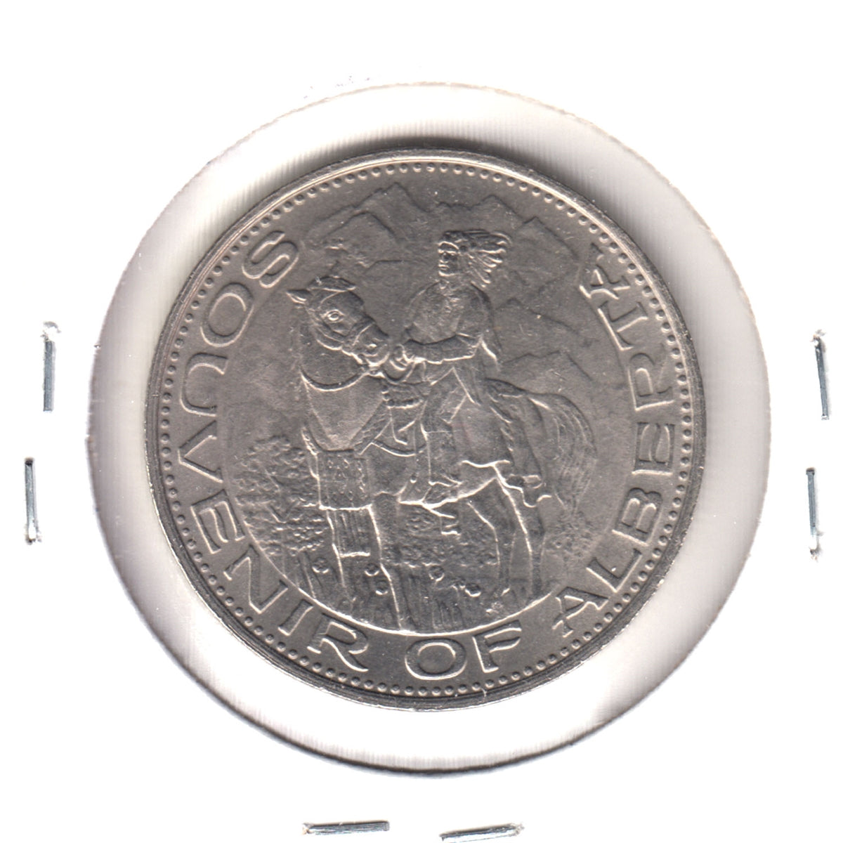 Province of Alberta Souvenir Medallion: Map of Province