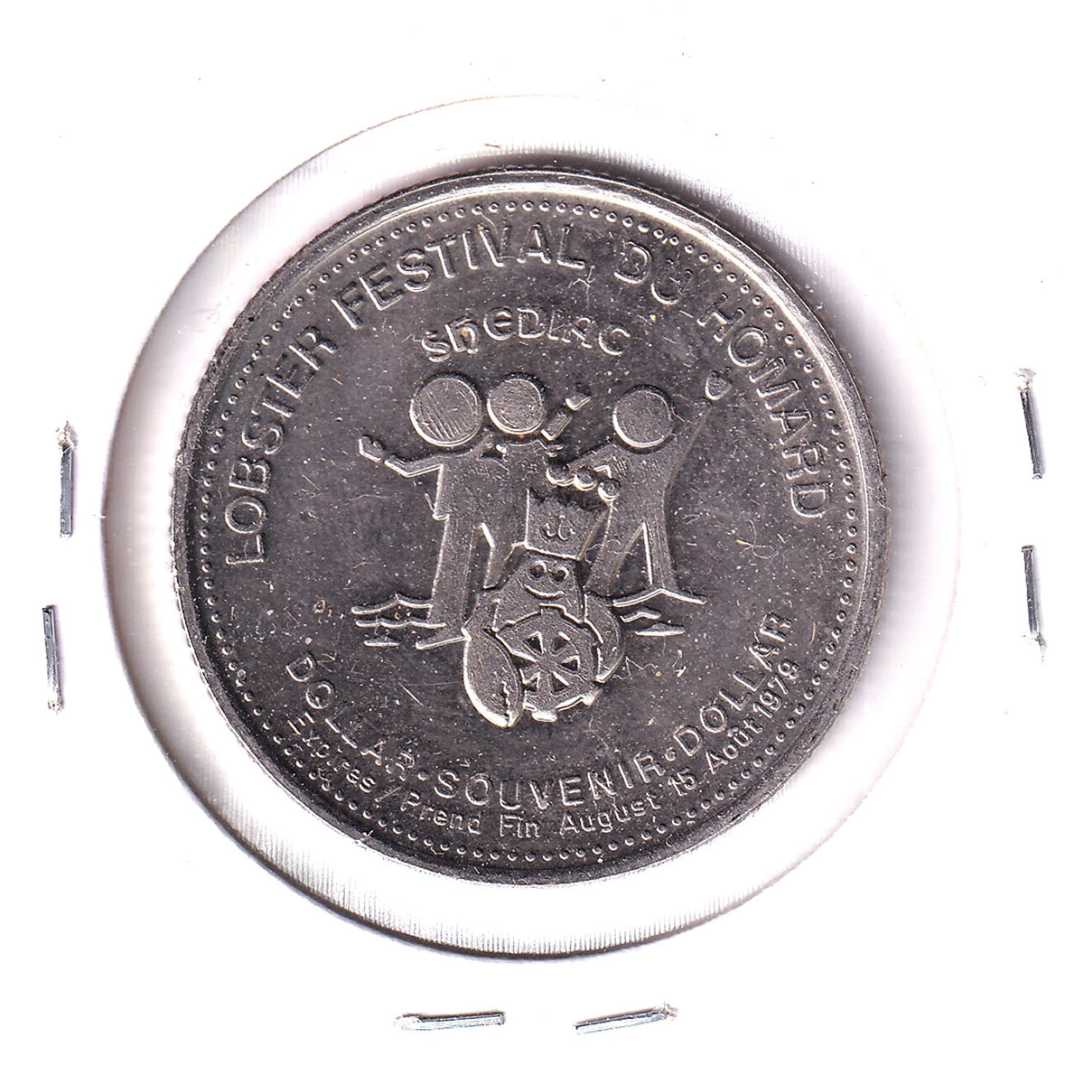 1979 Shediac New Brunswick Lobster Capital Trade Dollar