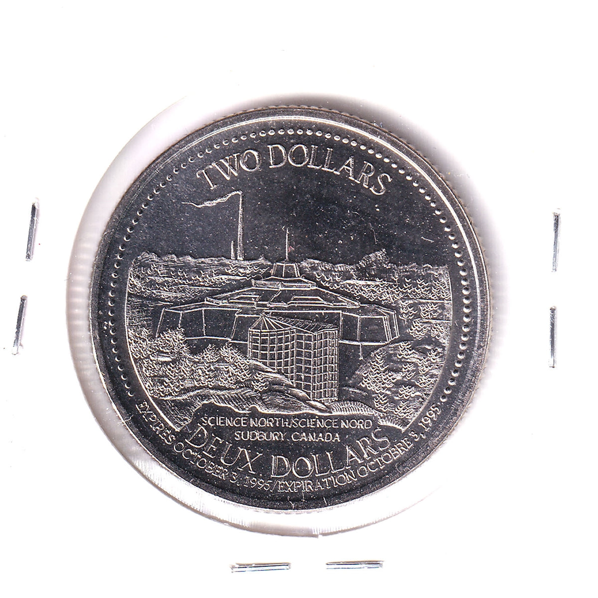 1995 Sudbury, Ontario, Chamber of Commerce 100 Years Trade Dollar Token
