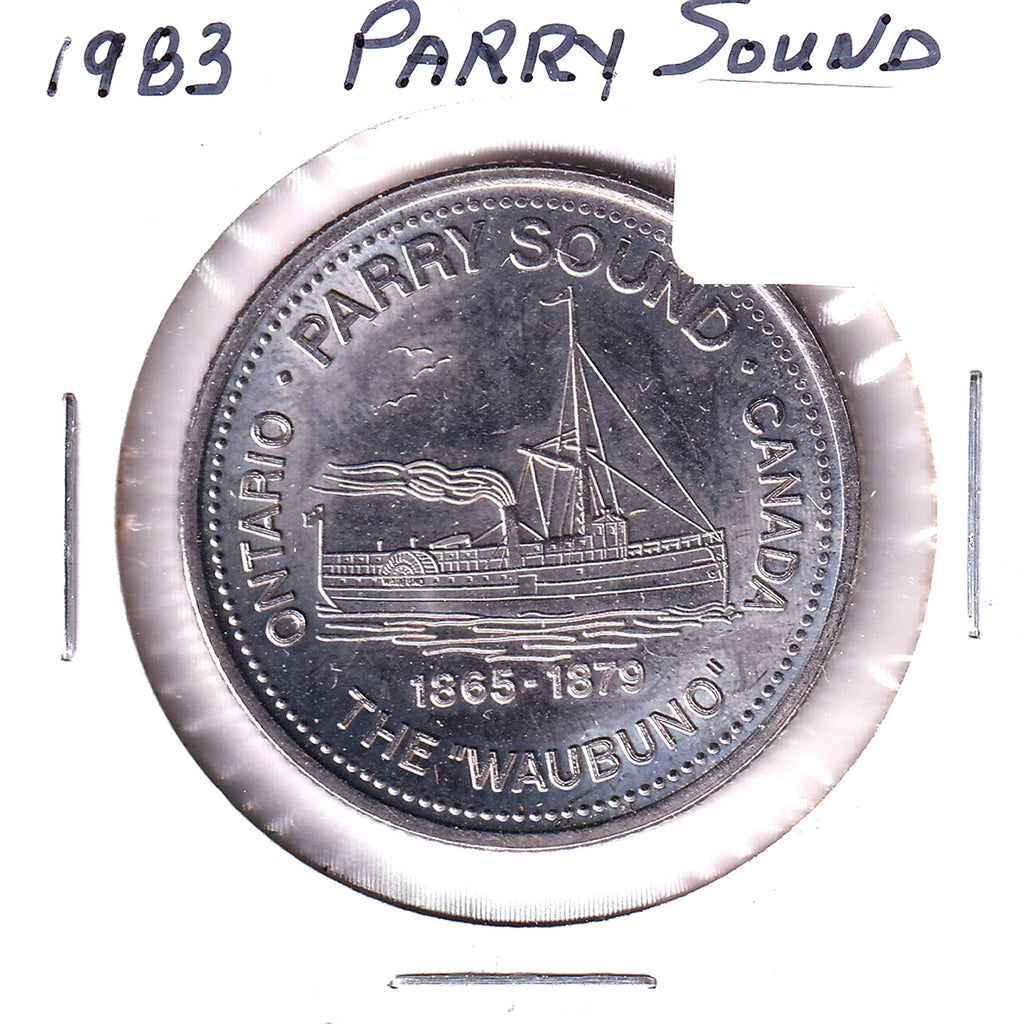 1983 Parry Sound Ontario PS I Love You Trade Dollar Token