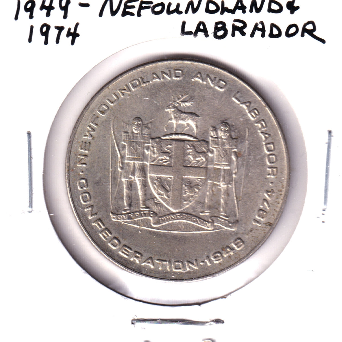 1974 Newfoundland & Labrador Medallion - 25th Anniversary of Confederation
