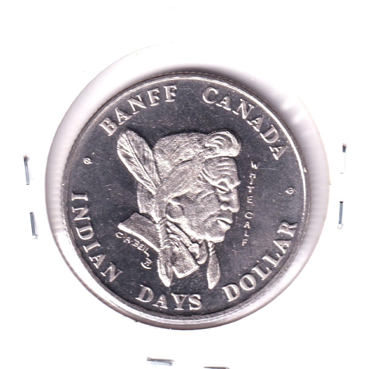Banff, Alberta, 1976 "Indian Days Dollar" Trade Token - Canadas Winter Playground